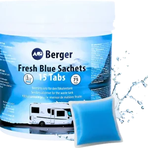 Versand Am Gleichen Tag Berger Fresh Blue Sachets Sanitärzusatz 15 Tabs