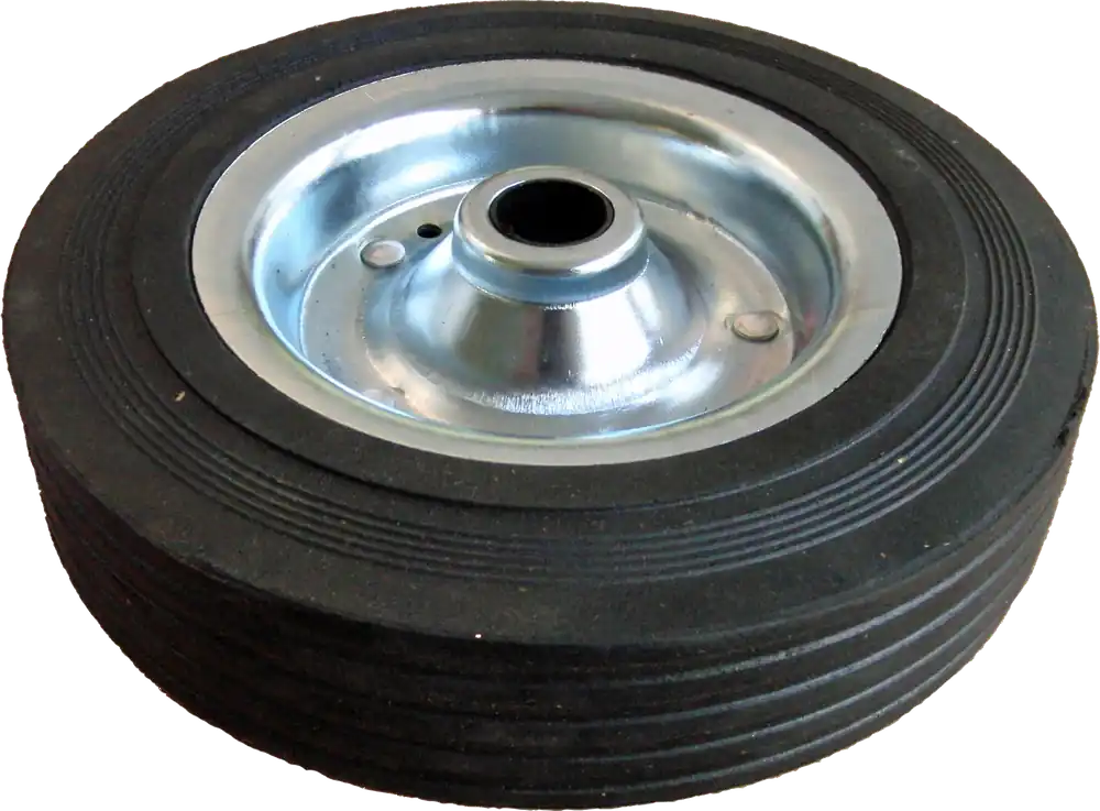 moog Trailerparts Vollgummirad mit Blechfelge für Stützrad Neu