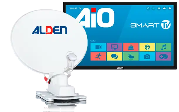 Alden Onelight@ Satellitenanlage inkl. A.I.O. EVO SMART-TV Günstig