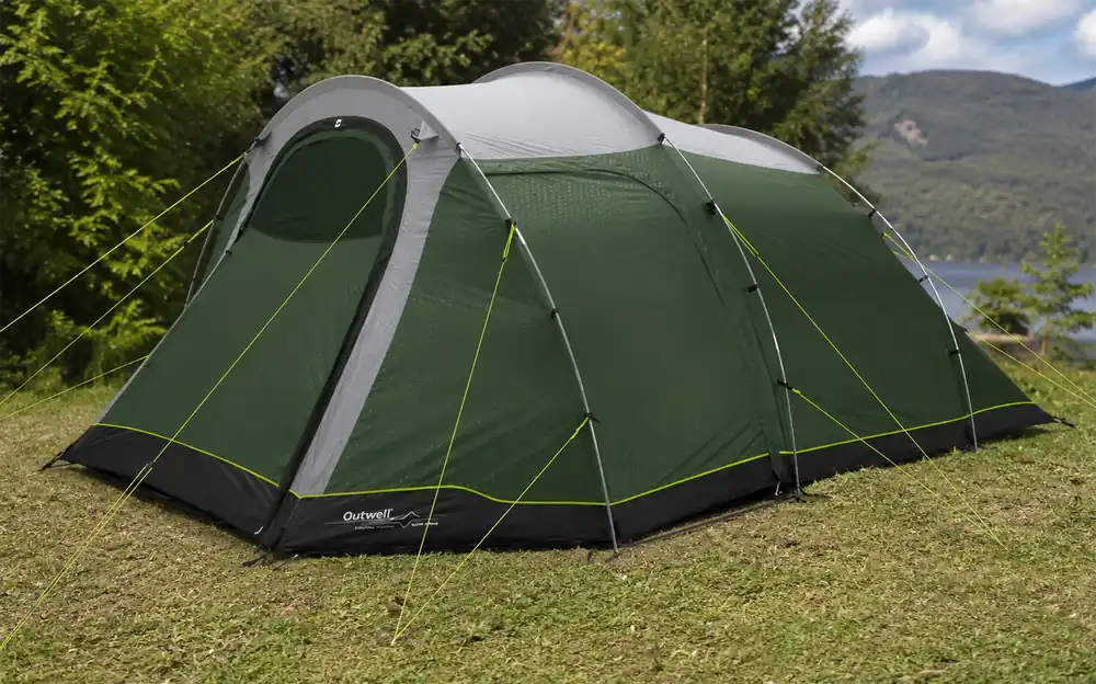 Mega-Angebot Outwell Earth 5 Plus Tunnelzelt für 5 Personen dunkelgrün