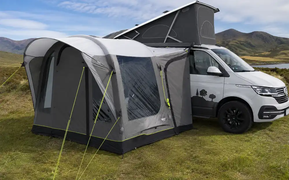 Bestseller Outwell Santa Monica Air kompaktes aufblasbares Busvorzelt 170 x 260cm
