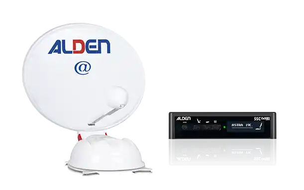 Alden AS4@ 60 SKEW / GPS Satellitenanlage Ultrawhite inkl. S.S.C. HD-Steuermodul receiverunabhängig Solange Der Vorrat Reicht