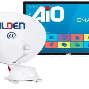 Alden AS2@ 60 SKEW / GPS Satellitenanlage Ultrawhite inkl. A.I.O. SMART TV Preisknaller