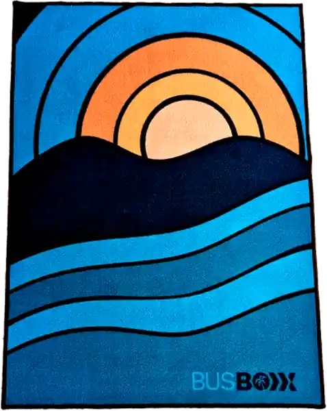 Wochenendangebot BusBoxx Teppich rugBoxx Sunrise