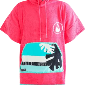 Schneller Versand Wave Hawaii Pink Wave Kinder Poncho XS