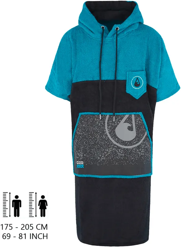 Wave Hawaii Bamboo Uno Unisex Poncho Meistverkauft