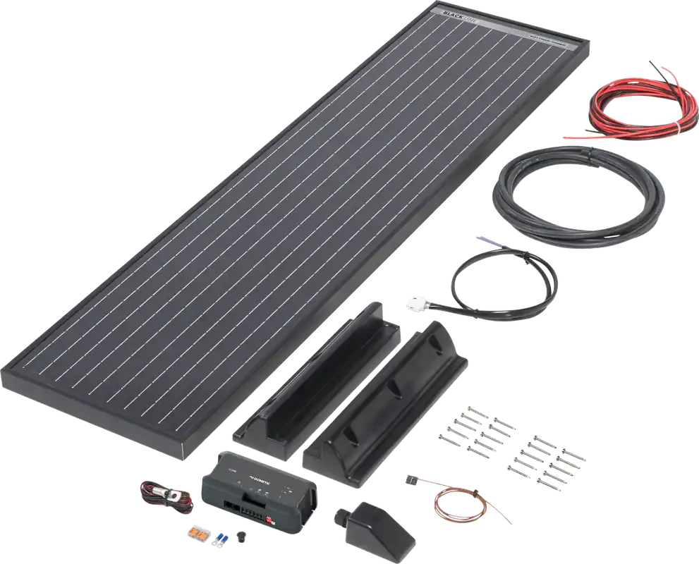 Top-Preis Büttner Dometic Black Line 75 Kit Solar-Komplettanlage MultiCell Technologie 1 x 75 W