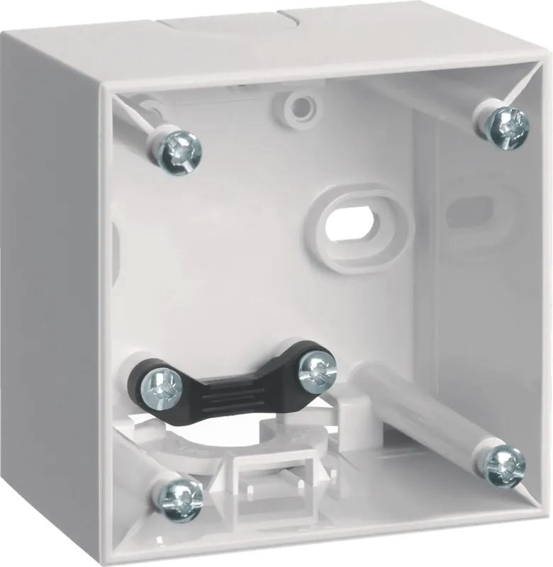 Abverkauf Berker Aufbaugehäuse hoch AP Integro Flow/Pure Polarweiß glänzend