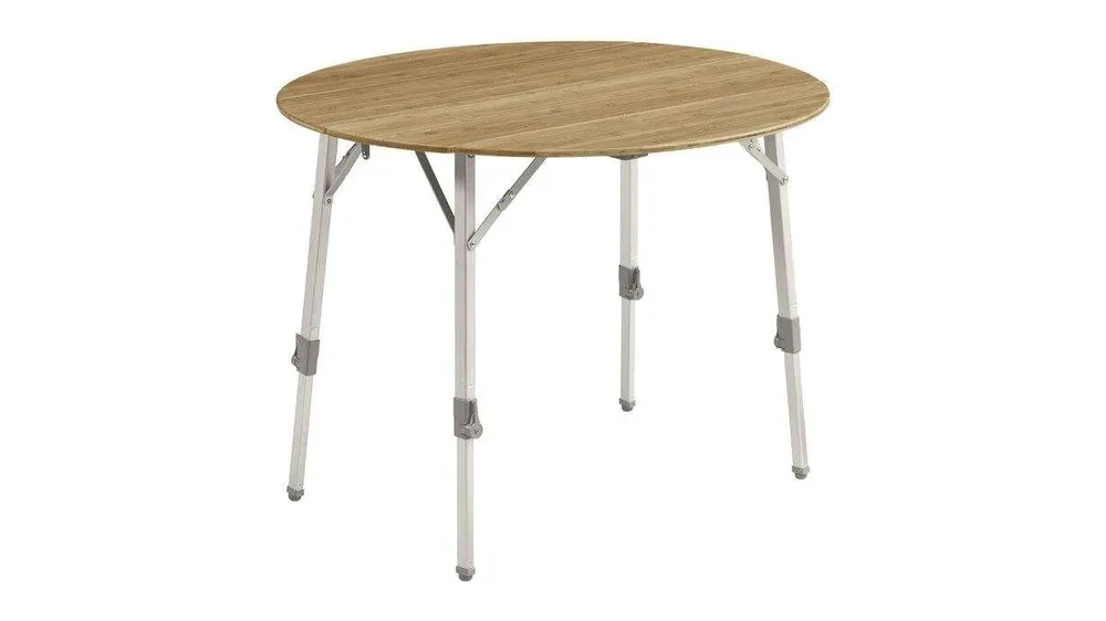 Online Kaufen Outwell Custer Round Falttisch mit Bambustischplatte Rund 90 cm