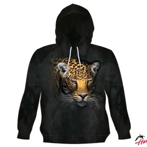 Harlequin Dark Night Jaguar Unisex Kapuzensweatshirt Direkt Vom Hersteller