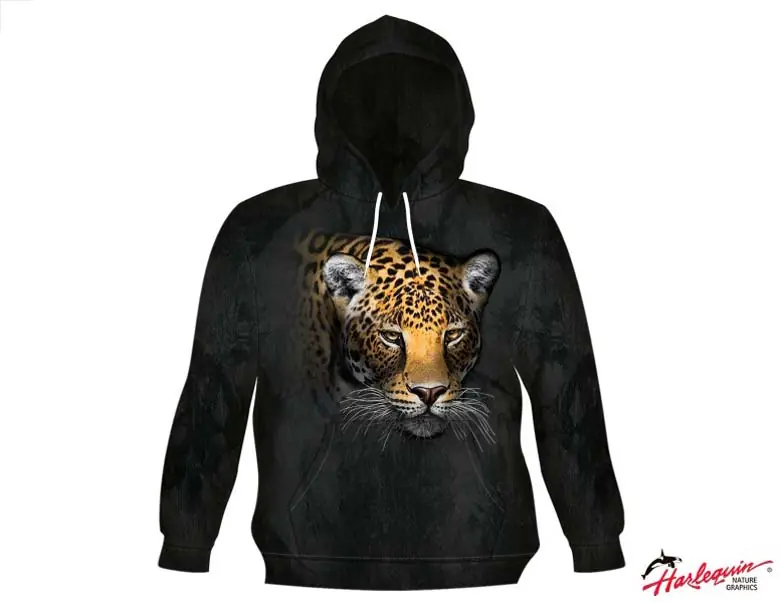 Harlequin Dark Night Jaguar Unisex Kapuzensweatshirt Direkt Vom Hersteller
