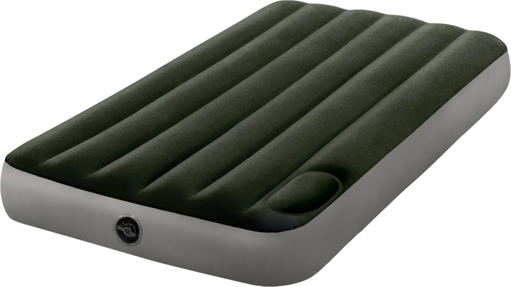 Schneller Versand Intex Luftbett DuraBeam Twin mit Fußpumpe 191 x 99 x 25 cm