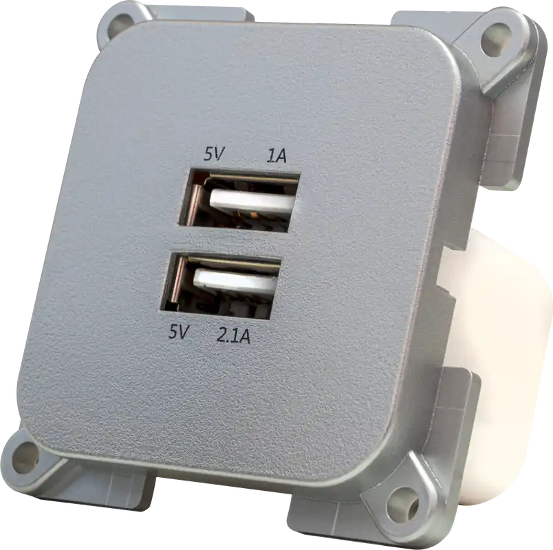 Geprüft Haba Steckdose C-line USB viereckig 5 Volt