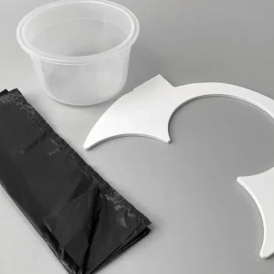 Flexaport Trenntoiletten-Einsatz Set passend für Thetford Aqua Magic 5 weiß PVC mit 100 Tüten Recycling 20 my Garantierte Lieferung