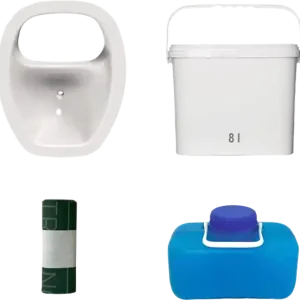 Highlight Trelino DIY Set M für kompakte Komposttoiletten oval weiß