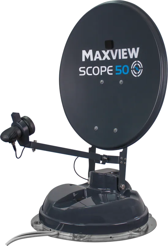 Maxview Scope 50 Vollautomatische Sat-Antenne für Campervans und Wohnwägen Single-LNB / Skew manuell Direktkauf