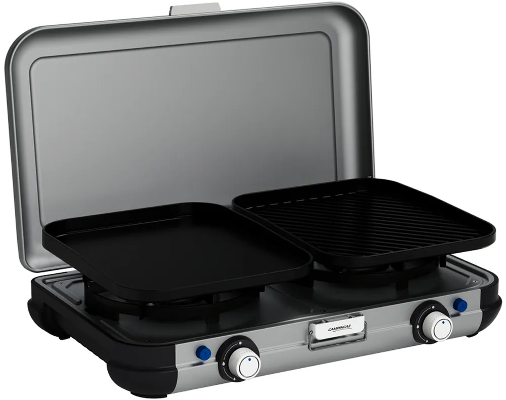 Campingaz Camping Kitchen 2 Grill und Go Caravan Gaskocher 2-flammig Zertifiziert