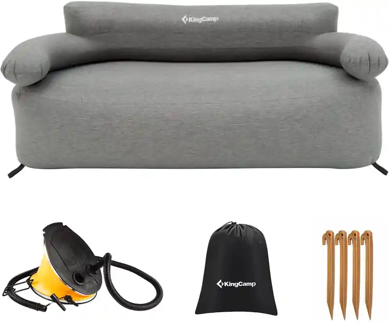 KingCamp Air Sofa Granite aufblasbare Campingcouch 174 × 85 × 72 cm Schnäppchen
