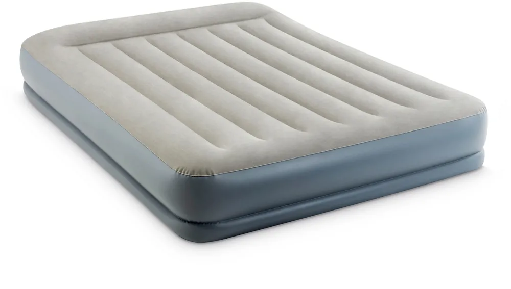 Kracherpreis Intex Dura Beam MidRise Queen Luftbett mit 220V Pumpe 152 x 203 x 30 cm