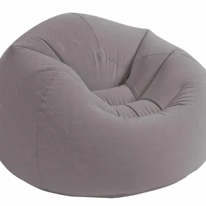 Intex BeanlessBag aufblasbarer Sessel 114 x 114 x 71 cm grau Nur Für Kurze Zeit