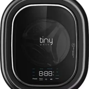 Geprüft tinyWASH W25-EU-B Waschmaschine schwarz