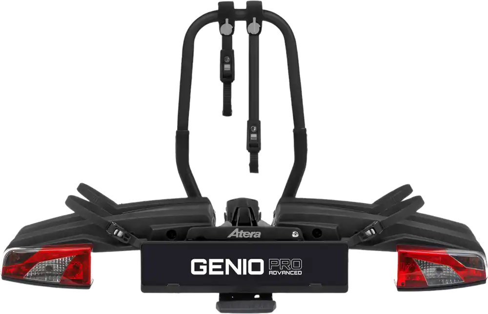Rabatt Atera Genio Pro 60 Advanced Kupplungs-Fahrradheckträger für 2 Fahrräder, E-Bike geeignet