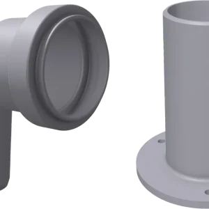 Letzte Chance Setrenlo Anschluss-Set für Klo-Entlüftungen ⌀ 38 mm