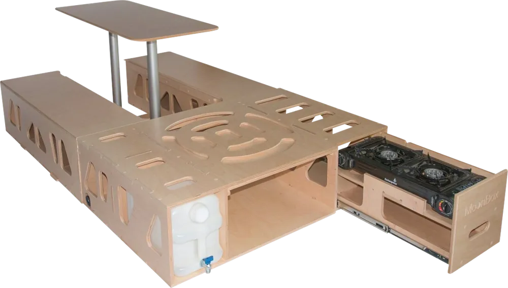 Preisreduziert Moonbox Campingbox 115 mit Tisch passend für Van/Bus
