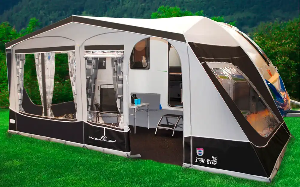 Ausverkauf Walker Pioneer All Season 240 Sport & Fun Wohnwagenvorzelt passend für Knaus Sport & Fun