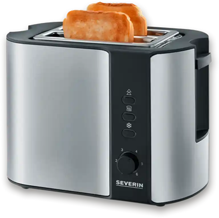 Preis Gesenkt Severin AT 2589 Automatik-Toaster 800 W Silber
