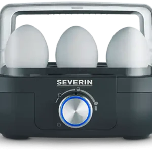 Severin EK 3166 Eierkocher mit Kochzeitüberwachung 420 W Schwarz Markenprodukt