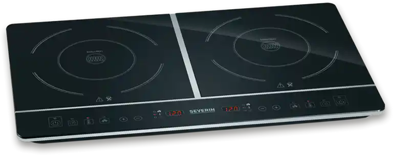 Severin DK 1031 Doppel-Induktionskochplatte 3400 W Schwarz Neue Ware