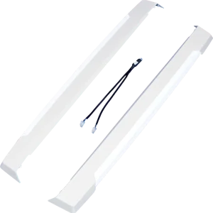 Letzte Chance MPK VisionStar L pro LED Seitenblenden für Dachhauben signalweiß inklusive Anschluss