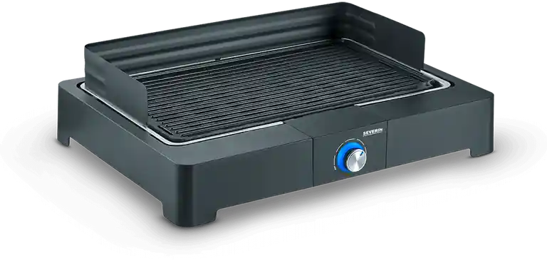 Severin PG 8567 Tischgrill mit Grillplatte aus Aluminium 2200 W Schwarz Highlight