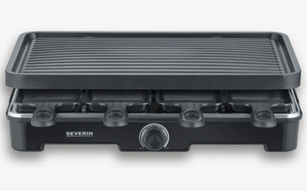 Severin RG 9670 Raclette Grill 1400 W schwarz für 8 Personen Meistverkauft