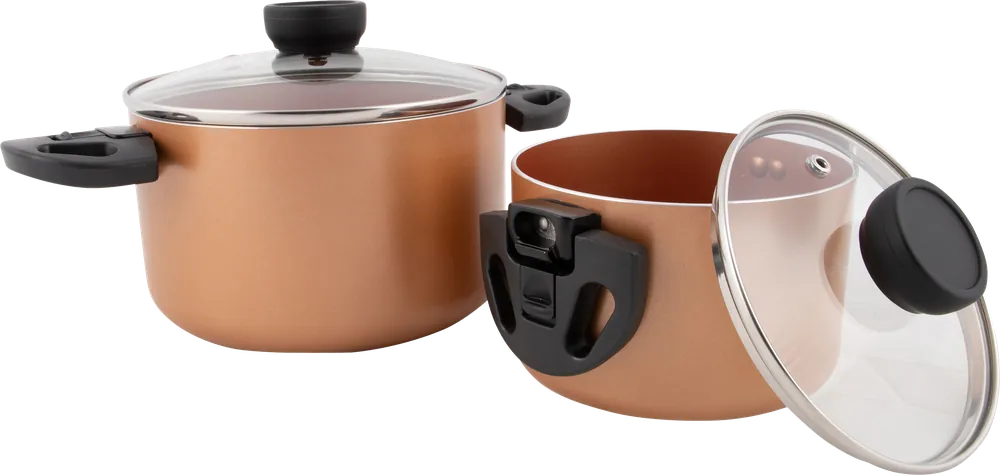 Solange Der Vorrat Reicht Bo-Camp Industrial Collection Slauson Compact Topfset Aluminium Induktion
