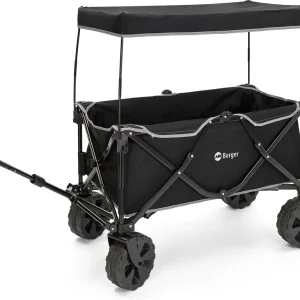 Berger Beach Bollerwagen + Sonnendach im Set Günstig