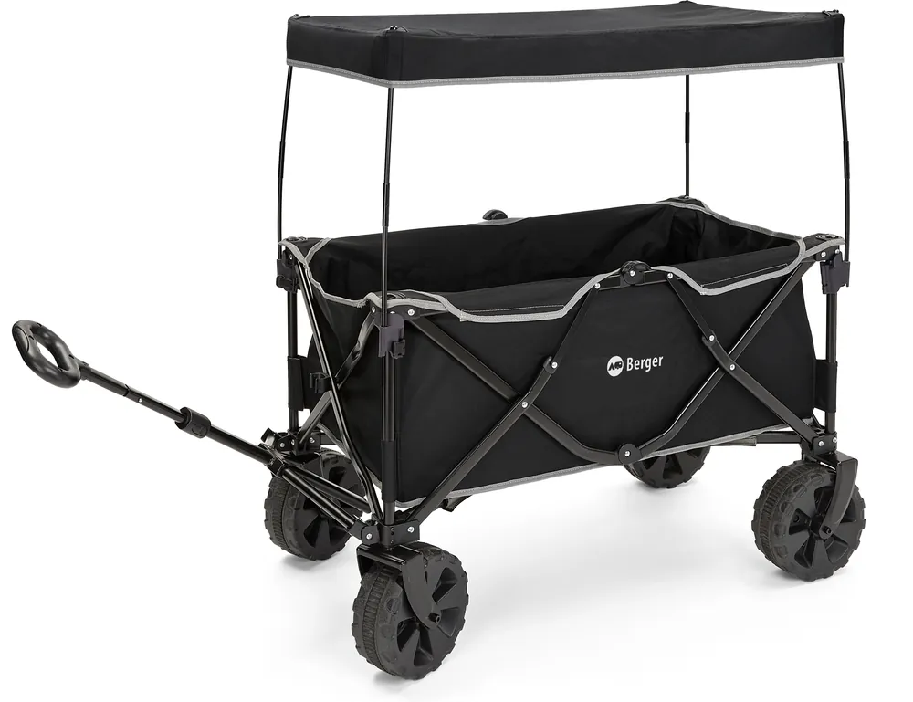 Berger Beach Bollerwagen + Sonnendach im Set Günstig