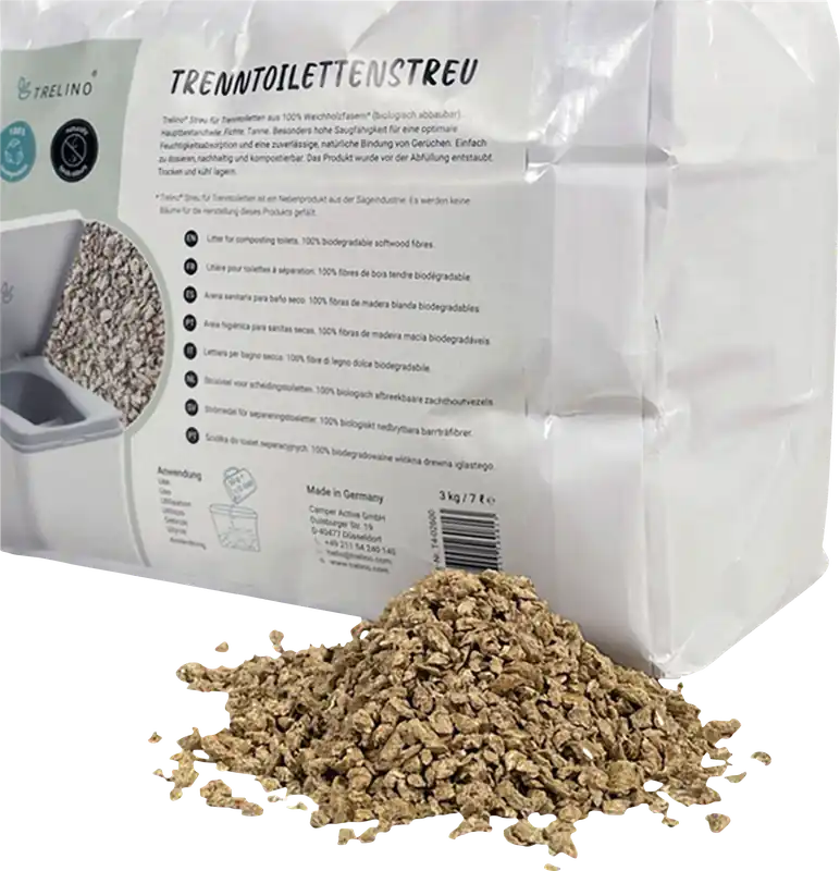Wochenendangebot Trelino Trenntoilettenstreu 7 Liter