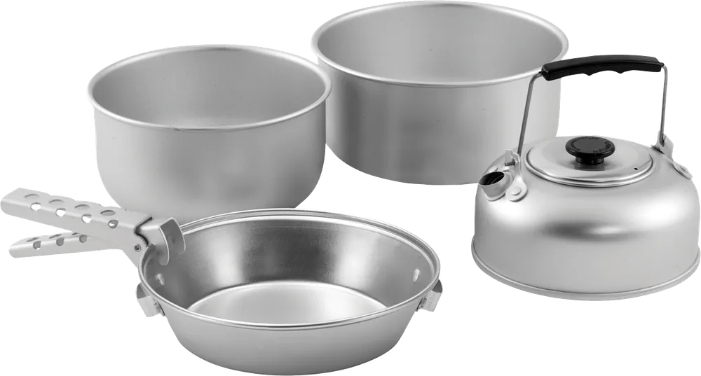 Aktuell Easy Camp Adventure Cook Set Kochset Aluminium stapelbar 4-teilig