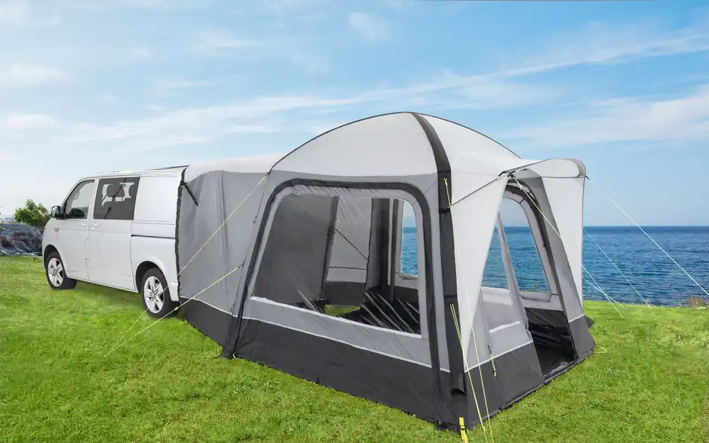 Neuheit Kampa Cross Air TG Aufblasbares Driveaway Busvorzelt / Heckzelt Breite 2,7 Meter