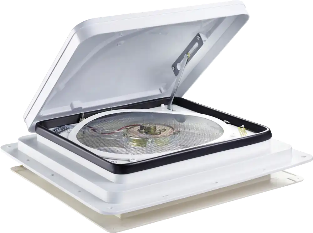 Dometic FanTastic Vent Dachbelüftung mit weißer Kuppel 400 x 400 mm Sonderangebot