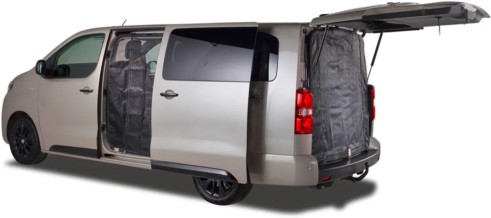 Top-Angebot Mayr Van Schiebetürenmoskitonetz mit Reißverschluss geeignet für Citroën, Fiat, Opel, Peugeot, Toyota für Fahrerseite links
