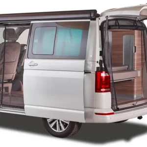 Jetzt Kaufen Mayr Van Schiebetürenmoskitonetz mit Reißverschluss geeignet für VW T5 / T6 / T6.1 mit Maschenweite Fine-mesh für Fahrerseite links