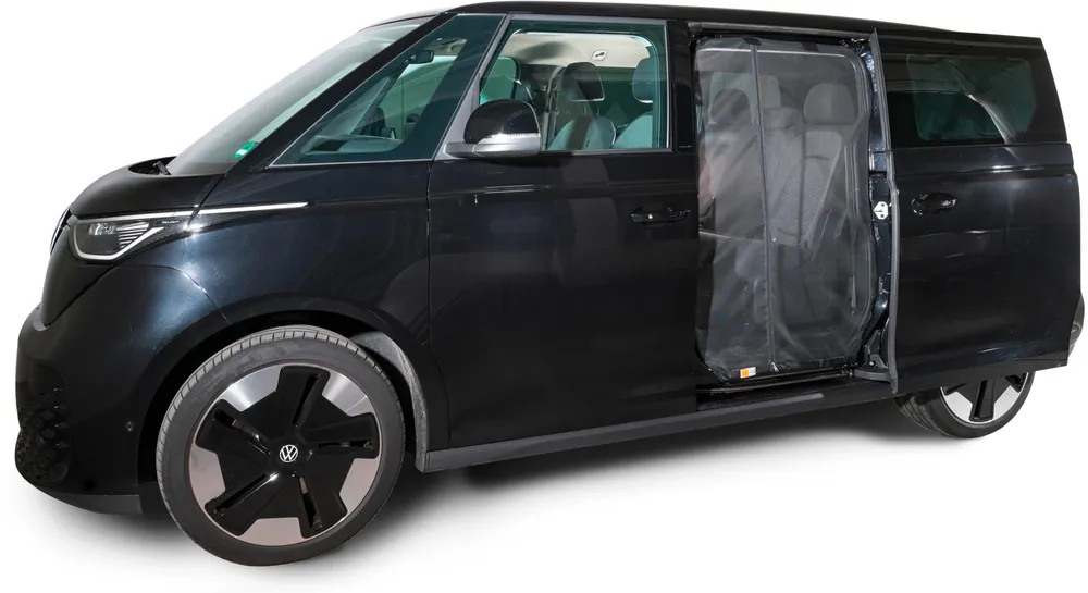 Highlight Mayr Van Schiebetürenmoskitonetz mit Magnetreißverschluss geeignet für ID Buzz mit Maschenweite Fine-mesh