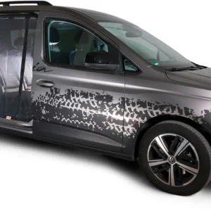 Markenprodukt Mayr Van Schiebetürenmoskitonetz mit Magnetreißverschluss geeignet für Caddy V Maxi / Connect (lang) mit Maschenweite Fine-mesh