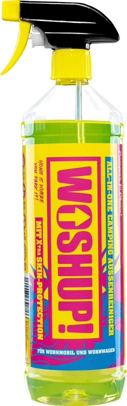 WOSHUP! Camping Cleaner Spezial-Außenreiniger für Wohnwagen und Wohnmobile 1 Liter Markenware
