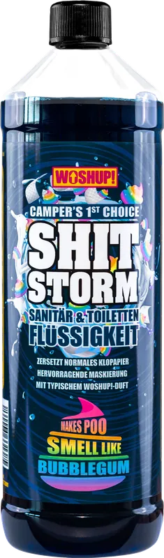 Aktuell WOSHUP! Shitstorm Toilettenzusatz 1 Liter
