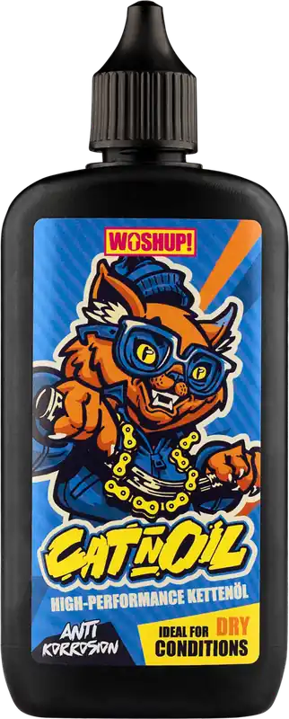 WOSHUP! Cat´n´Oil Kettenöl für Fahrräder 100 ml Sofort Bestellen