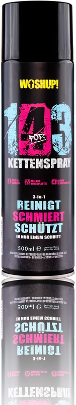 Mega-Angebot WOSHUP! 143 Kettenspray für Fahrräder 500 ml